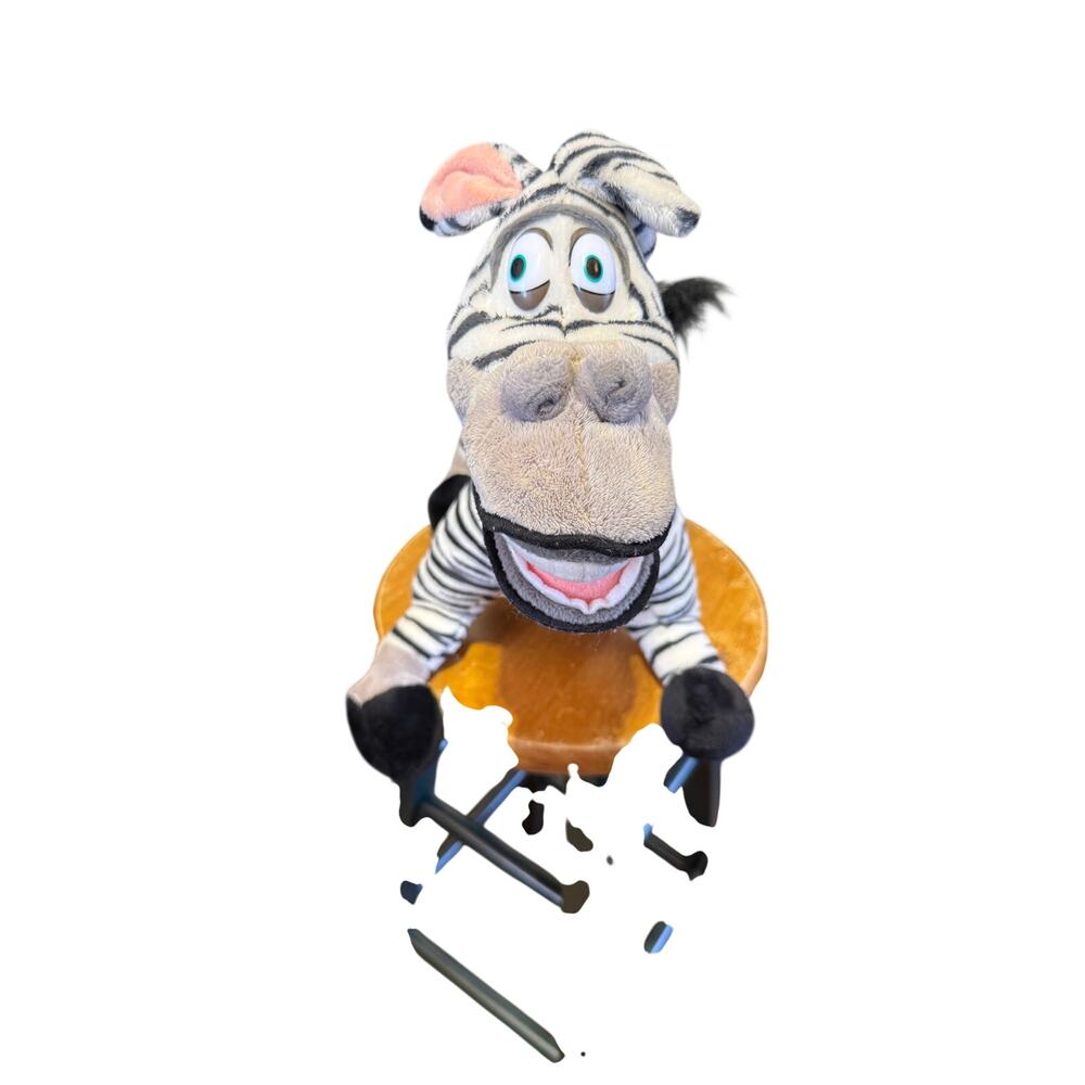 VTG 2005 Russ Madagascar 16” Marty the Zebra Plush Stuffed Animal